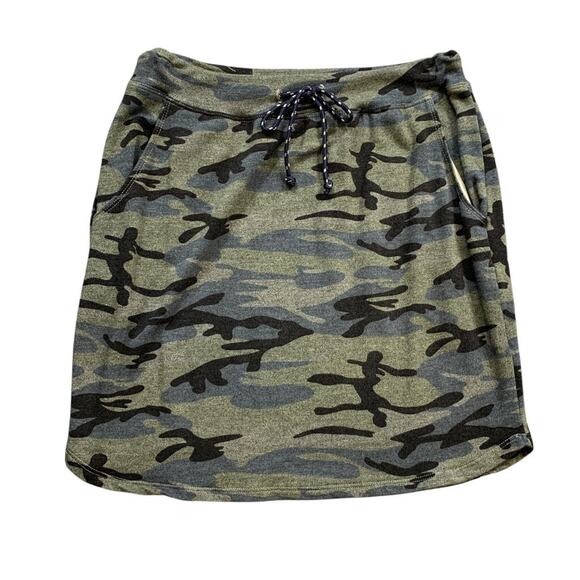 Sundry Evereve Skirt Womens 1 S Small Camo Saturday Drawstring Pockets Mini - Picture 1 of 12